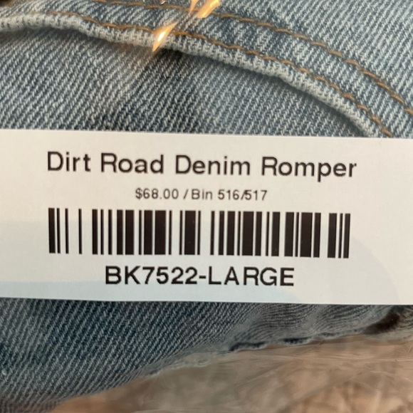 NWT Denim Romper - Picture 5 of 5